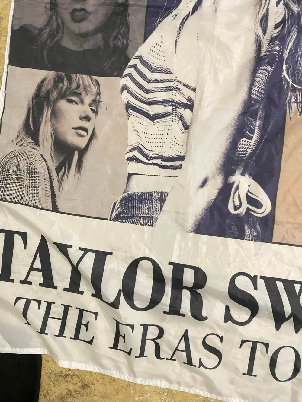 Taylor Swift Eras Tour Collage Large Wall Banner Swifty Tapestry Artwork 59 x 36